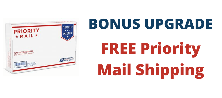 bonus upgrade free proirity mail ship
